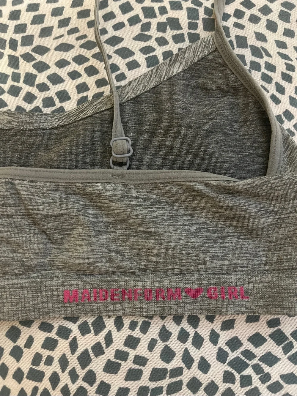 Maiden form Gray Youth Seamless Cropped Bralette